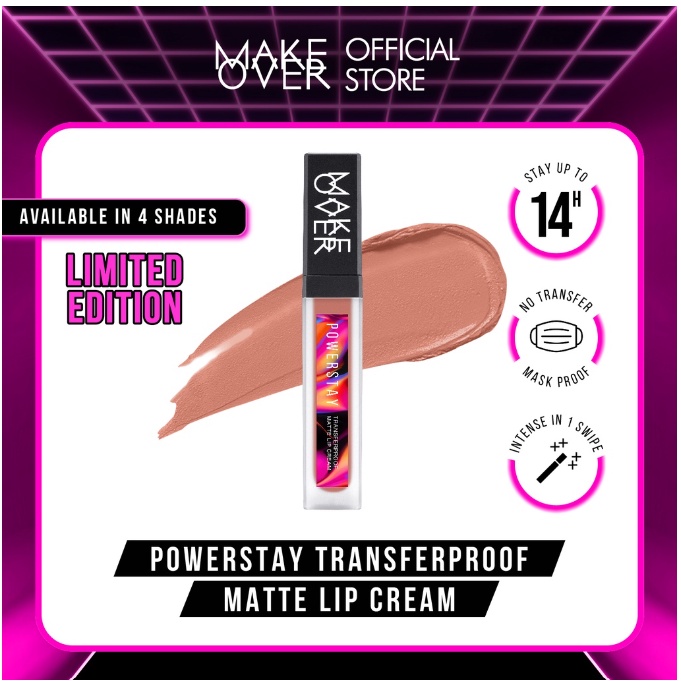 [NEW] MAKE OVER Powerstay Transferproof Matte Lip Cream Euphoria