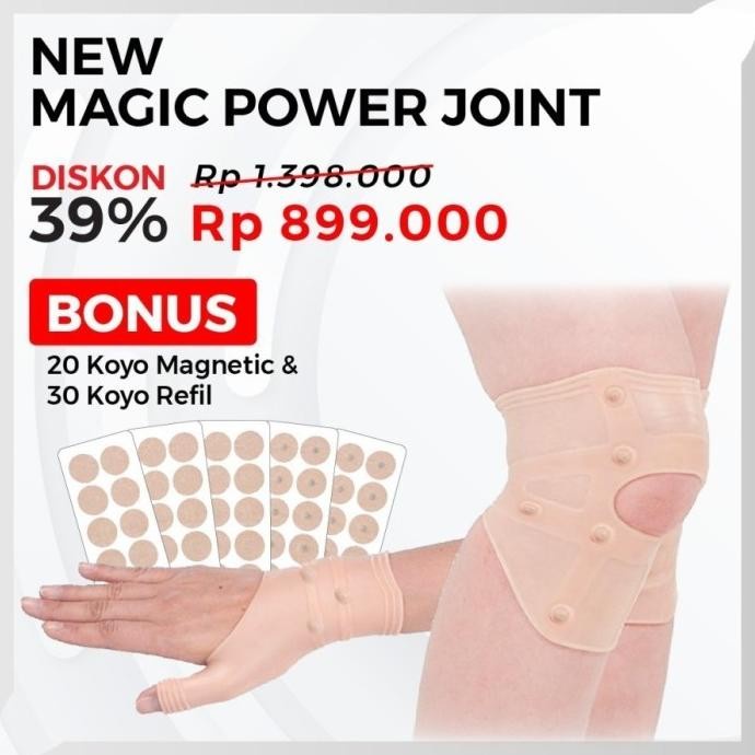 [ORDER NOW] PELINDUNG SENDI LUTUT +FREE KOYO MAGIC POWER JOINT ALAT TERLARIS