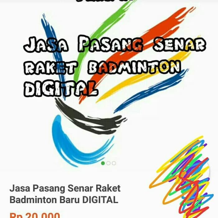 Raket Pasang Senar Badminton
