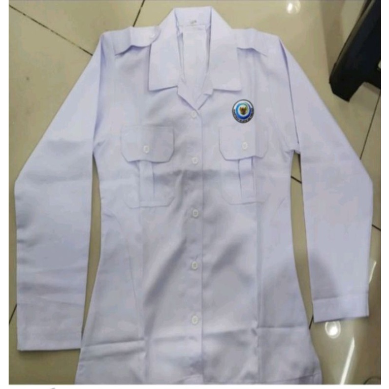 KEMEJA KKP RI PEEREMPUAN SERAGAM KKP RI  BAJU KKP RI LENGAN PANJANG PLUS BORDIR NAMA.