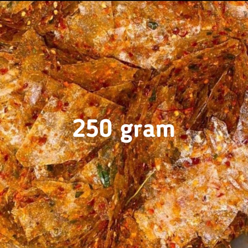 Keripik Kaca Bumbu daun jeruk 250 gram