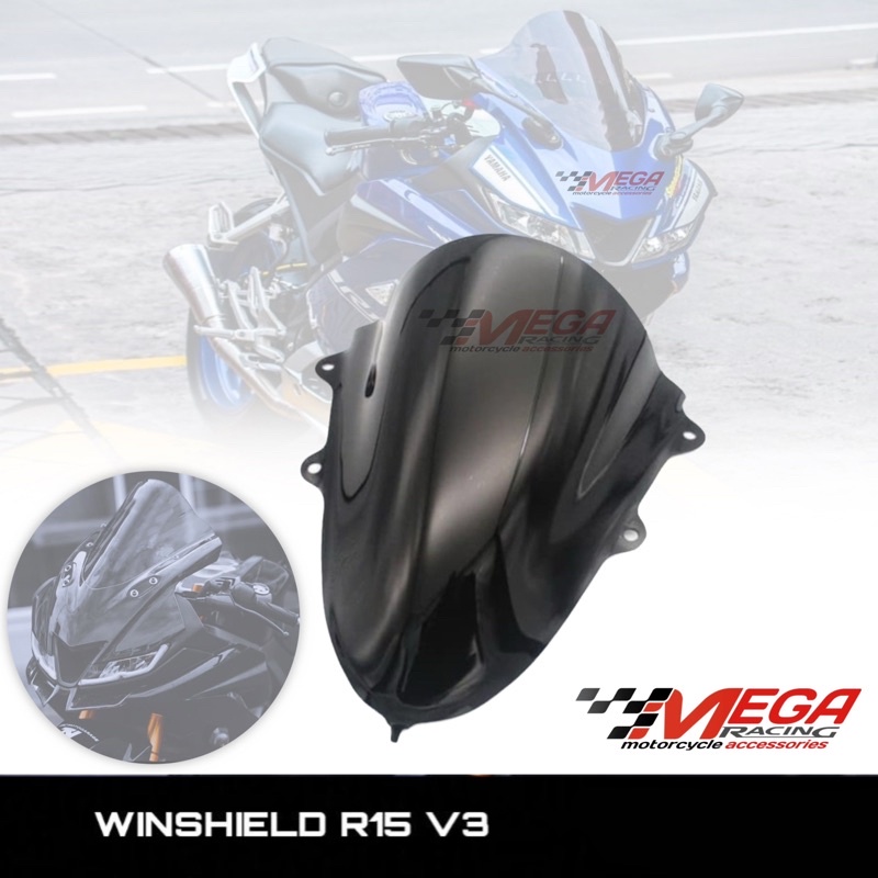 WINSHIELD R15V3 | VISOR R15 V3 | WINSIL R15 V3   -  Mega_Racing