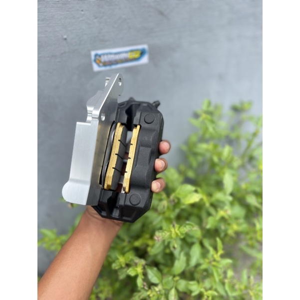 Kaliper M432 import Hitam Set breket PnP skok Ninja