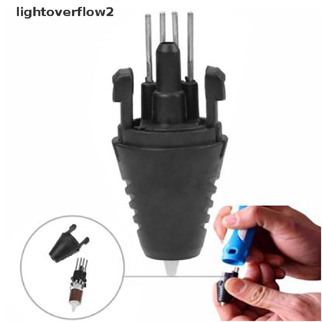 (lightoverflow2) Nozzle Pring Pen Printer 3D Generasi Kedua 0.7mm (ID)