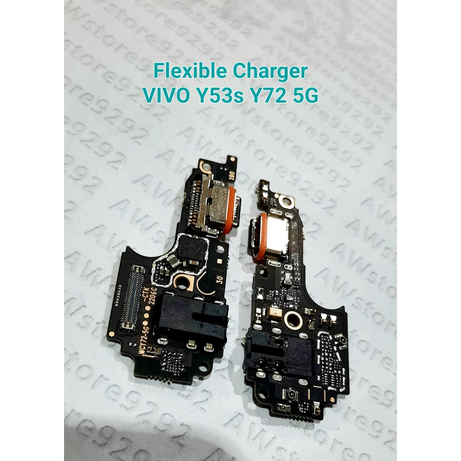 Flexible Fleksibel Konektor Charger Papan PCB Con Cas VIVO Y53s / Y72 5G