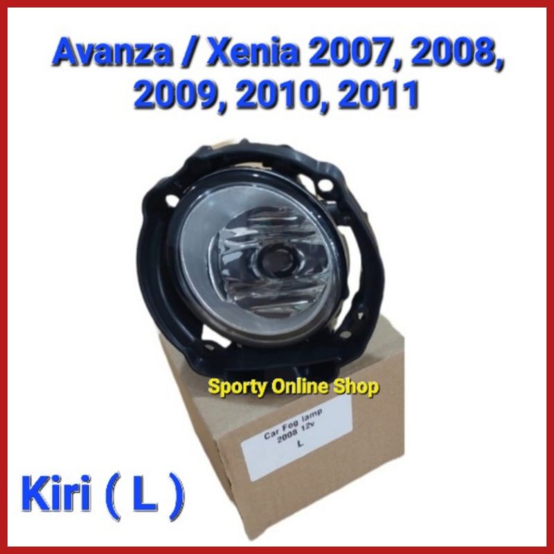 Fog Lamp Lampu Kabut Avanza Xenia 2007 sd 2011