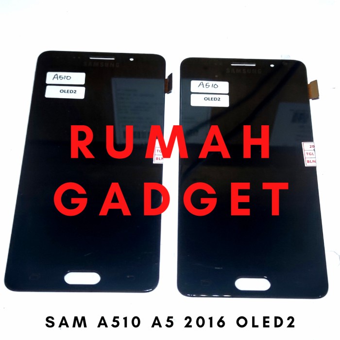 LCD SAMSUNG A510 A5 2016 FULLSET TOUCHSCREEN OLED2 mutiara88shop