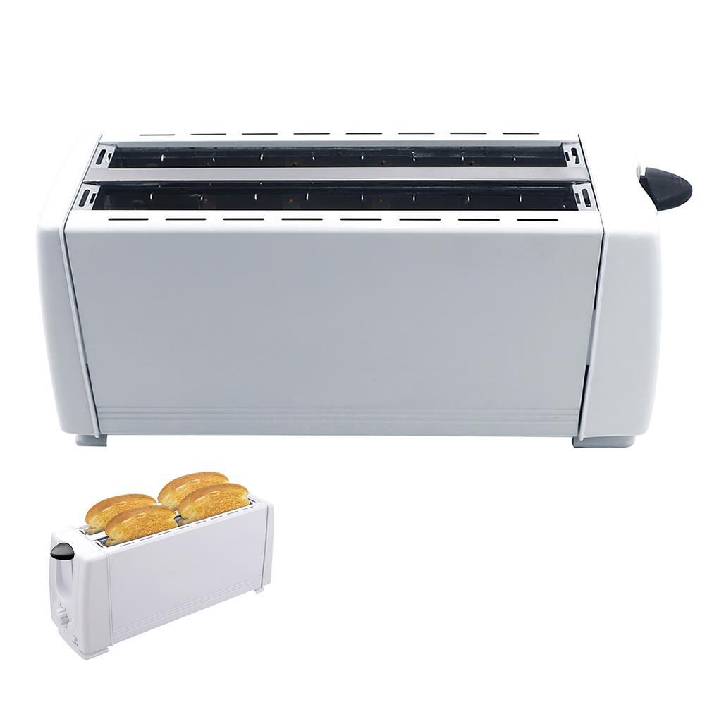 4potong Pemanggang Roti 1200W Bread Breakfast Maker Mesin Panggang Pemanas Cepat Peralatan Masak Rumah Hotel Restoran