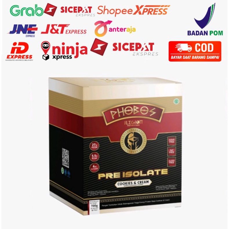 Legion Phobos Pre Isolate Whey Protein Isolate The Legion Nutrition