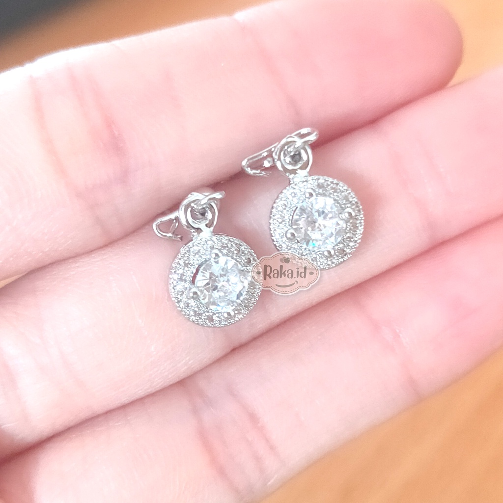 Anting Korea Anting Wanita Anti Karat Motif Bulat Mata Satu 1191
