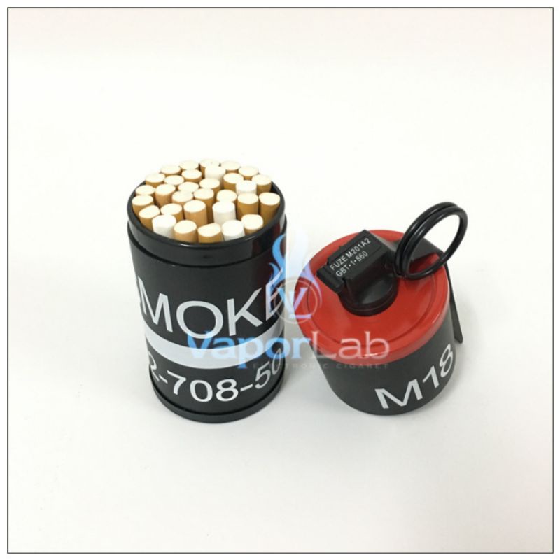 asbak plus korek api model granat bomb shape ashtray lighter unik lucu
