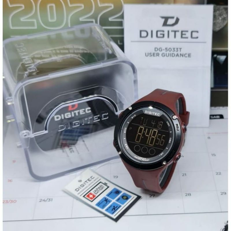 DG 5033 ORIGINAL WATERPROOF JAM TANGAN DIGITEC KASUAL BISA COD PRIA