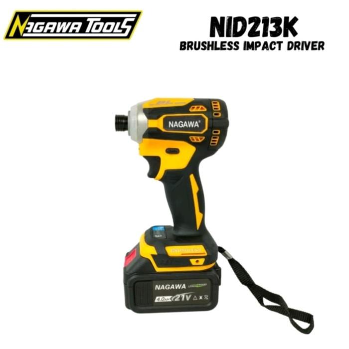 Nagawa Nid213K Brushless Impact Driver 21V Screwdriver Set 28