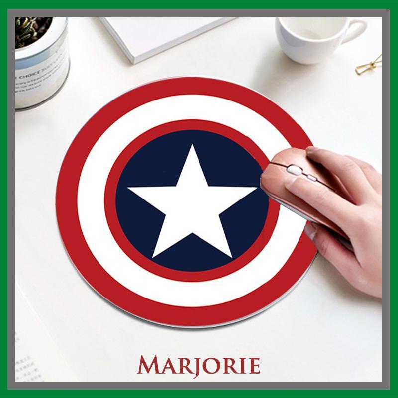 Mousepad planet warna Pad Laptop/Komputer Bulat Anti Slip-MJD