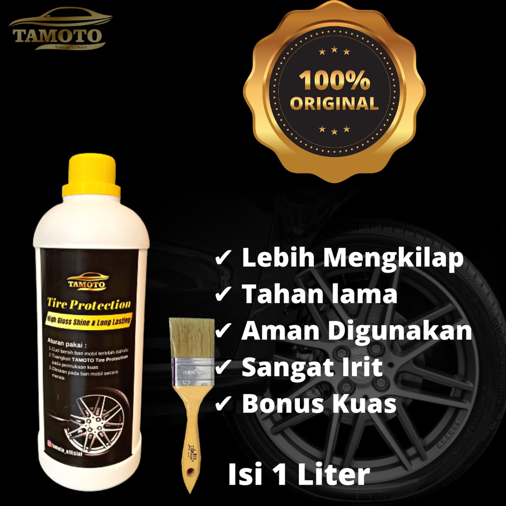Semir / Pengkilap / Pengkilat Ban Mobil Motor by Tamoto.