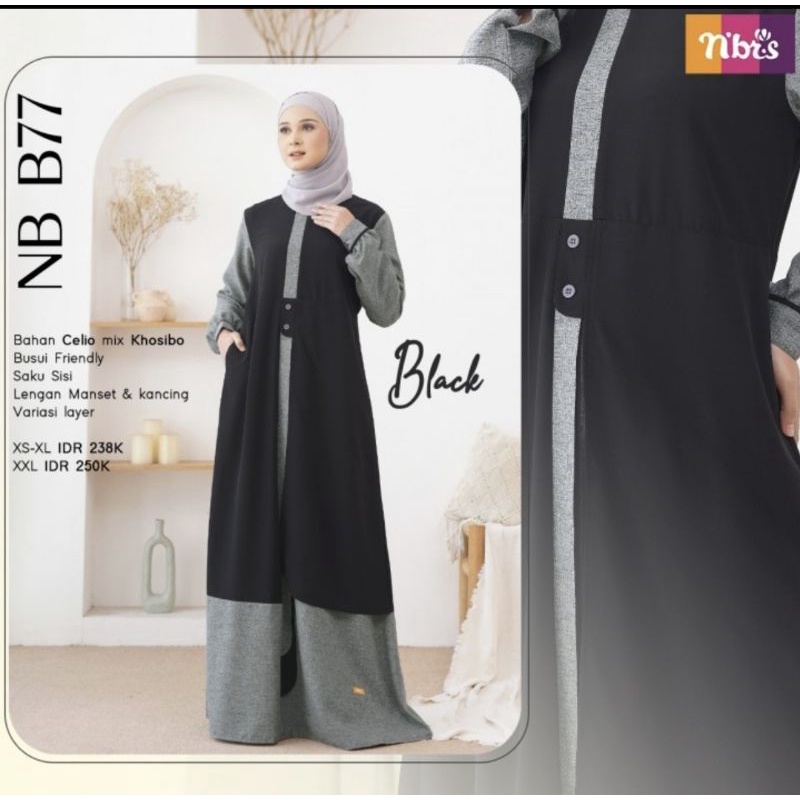 Gamis nibras NB77 original by nibras