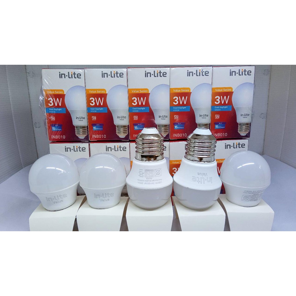 In-Lite Value Bulb Lampu LED 3 Watt INB010 Inlite bohlam led In lite