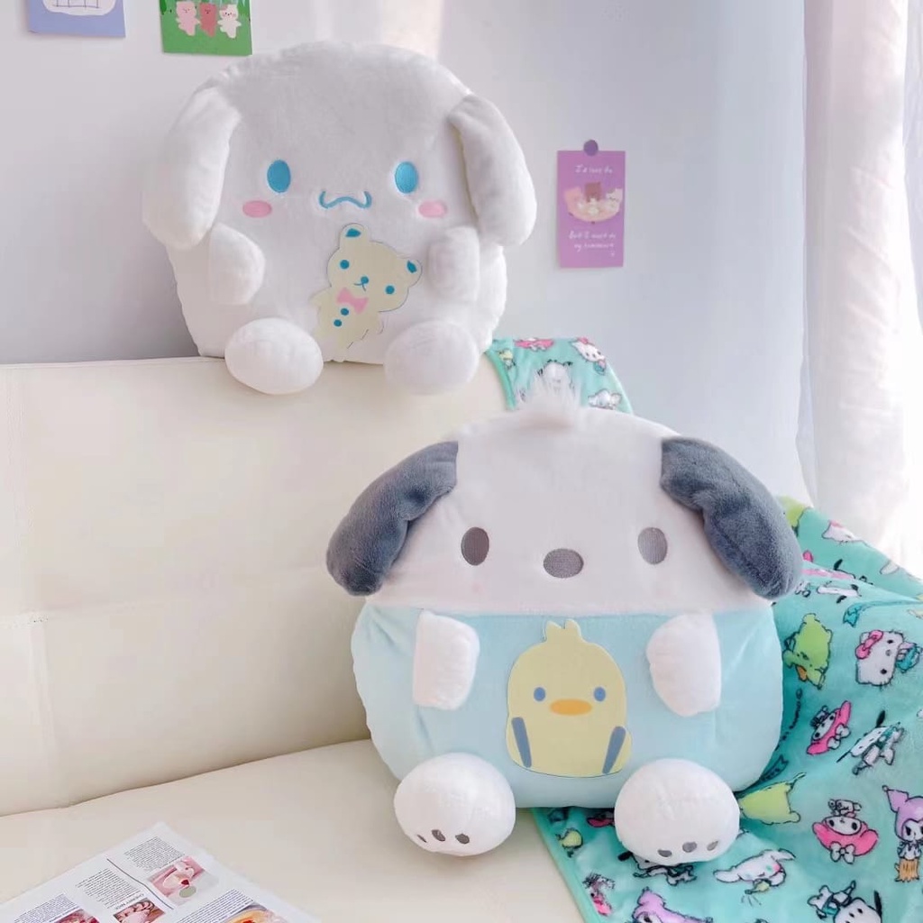 Balmut Bantal Selimut Boneka Cartoon Model  Sanrio 3in1 Bahan Plush