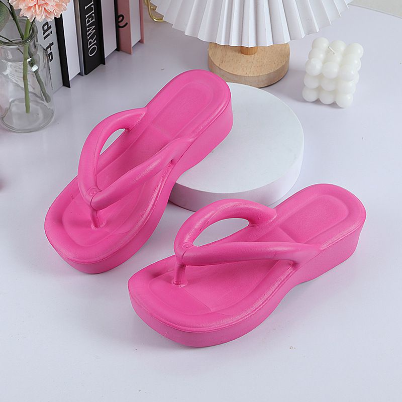 Sendal Wanita Jepit Karet Platform Import 606