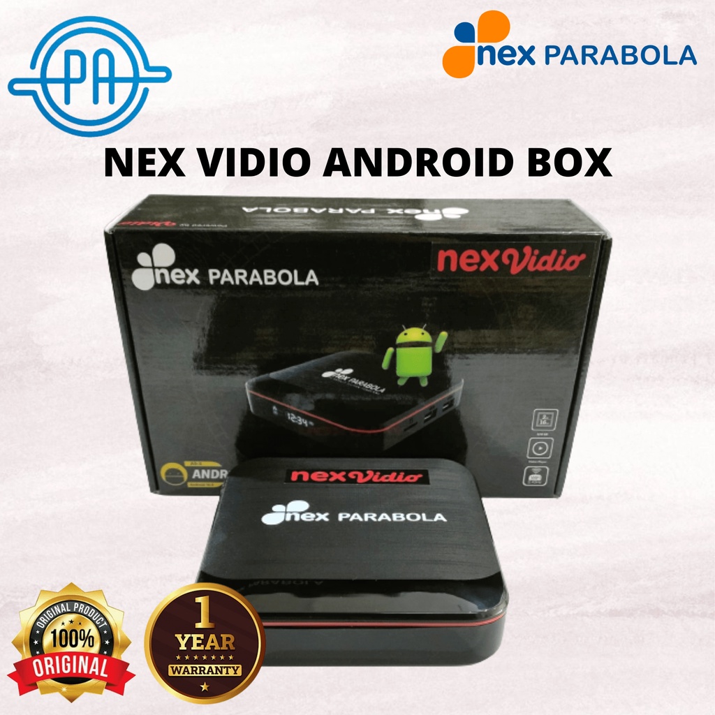 NEX PARABOLA NEX VIDIO ANDROID BOX RECEIVER SMART TV