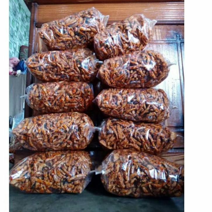 

Good--Basreng daun jeruk extra pedas isi 1kg