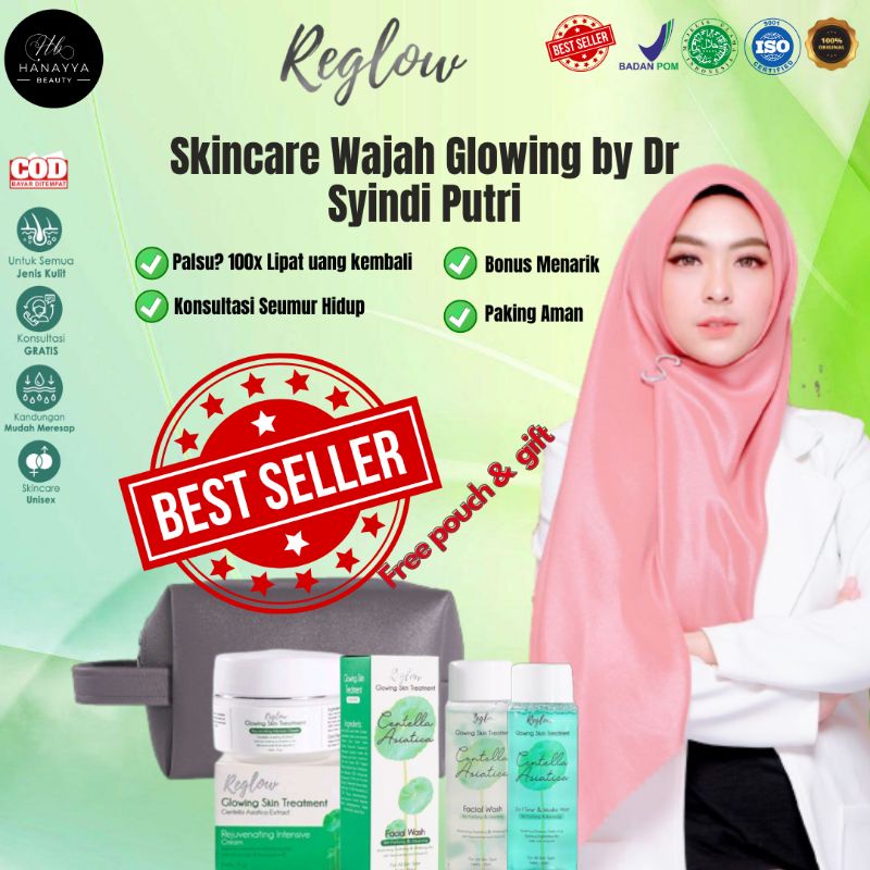 Reglow Skincare Original Official Glow Skin Treatment Anti Aging Pemutih