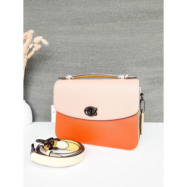 COACH CASSIE MED CBLOCK GINGER MULTI