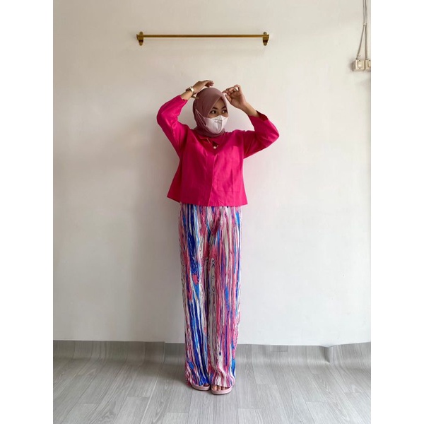 MIA CROP TOP | ATASAN BLOUSE WANITA SHIRT POLOS