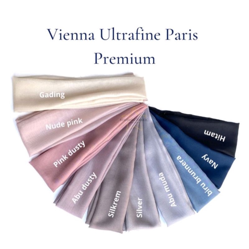Hijab Voal Viena Ultrafine Paris Premium Segiempat