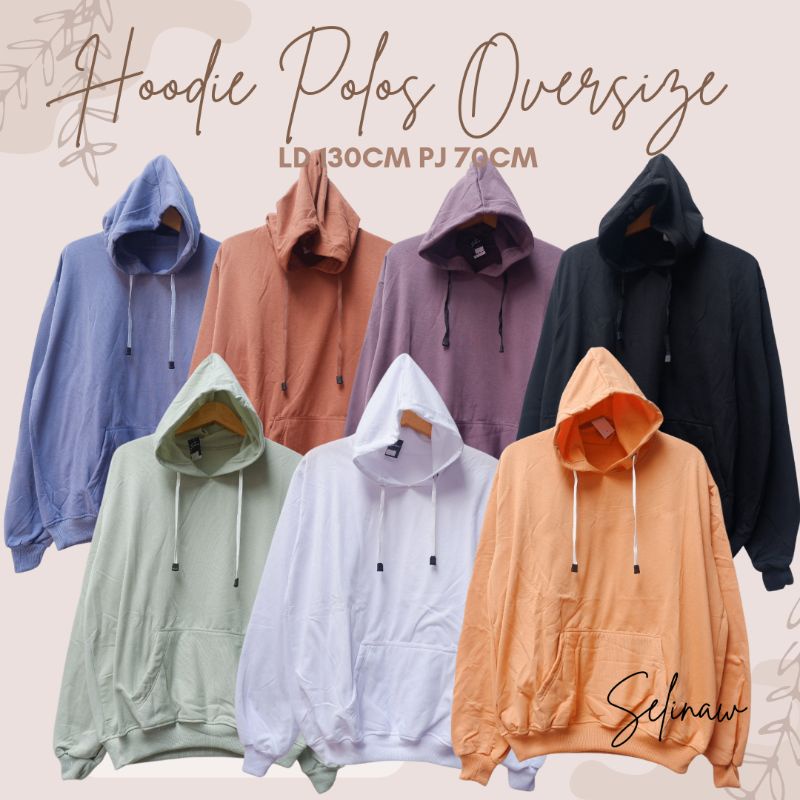 HOODIE POLOS XXL / HOODIE JUMPER PRIA WANITA MURAH / HOODIE JUMPER POLOS / HOODIE KUPLUK POLOS / JUM