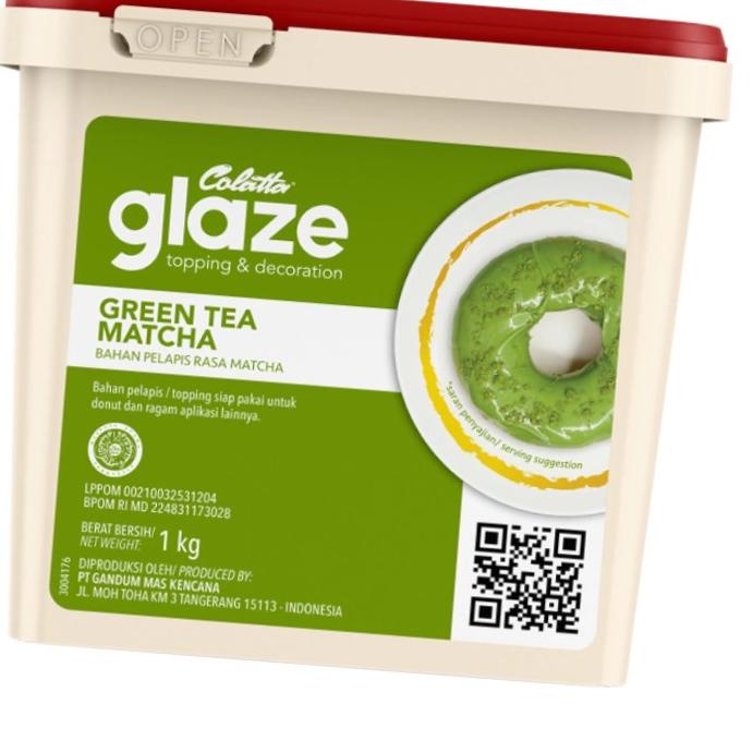 

✨Mall✨ COLATTA Glaze Green Tea 1 KG Topping Rasa Green Tea grosir