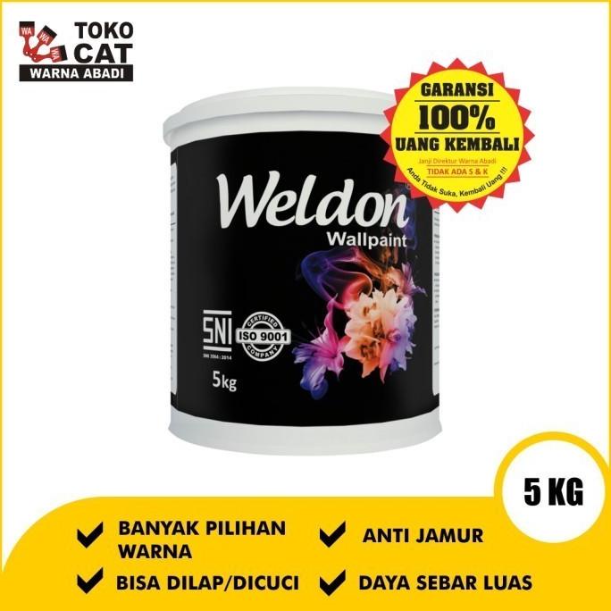 Cat Tembok Weldon 5 Kg