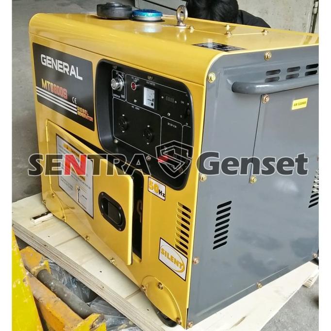 TERMURAH Genset solar general MT6800S. genset silent diesel 5000 watt 5500 watt