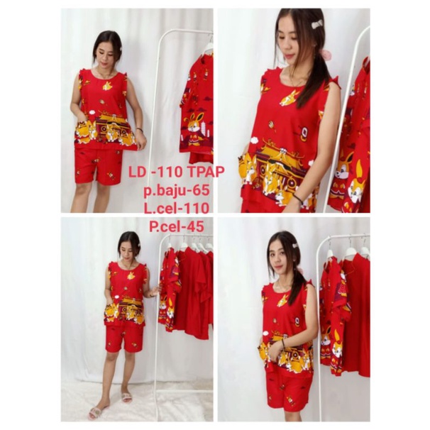 Baju Tidur Imlek / Setelan Imlek Kelinci