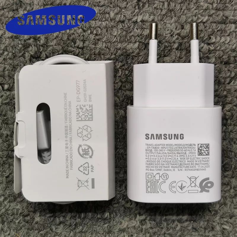 CHARGER SAMSUNG GALAXY Z FOLD2 FOLD 2 CARGER ORIGINAL100% 25WATT USB TYPE C TO TYPE C SUPER FAST CHARGING ORI CASAN