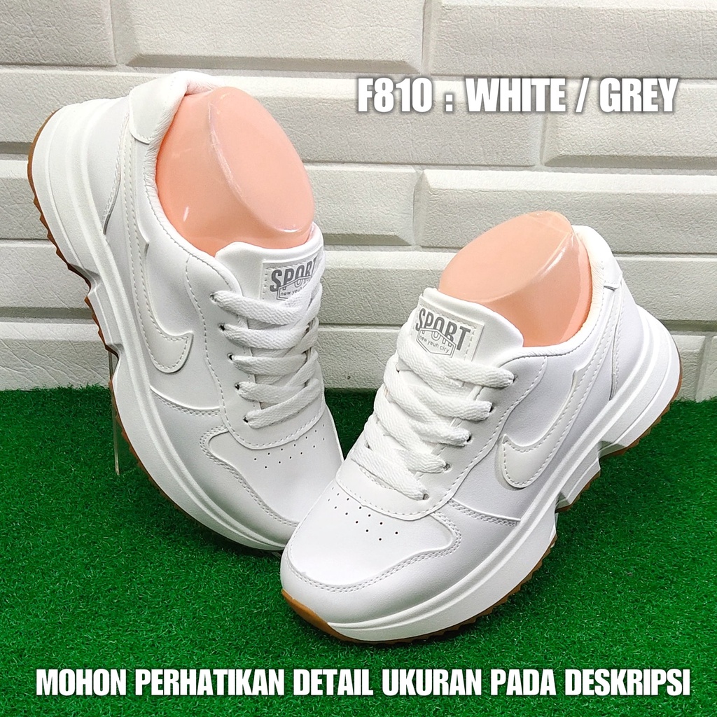 Sepatu Putih Cewek F810 / 913 Sepatu kuliah remaja perempuan terbaru SPTSW