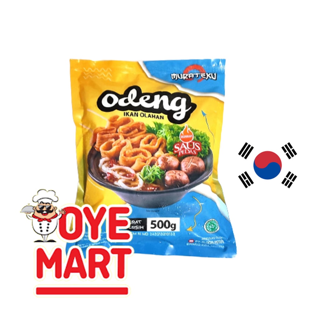 MURATEKU ODENG IKAN OLAHAN 500GR/EOMUK/KOREAN FISH CAKE/ODEN