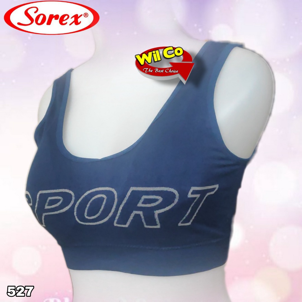 K527 - BRA/BH SPORT WANITA SOREX BUSA (busa bisa dilepas) TANPA KAWAT FREE SIZE