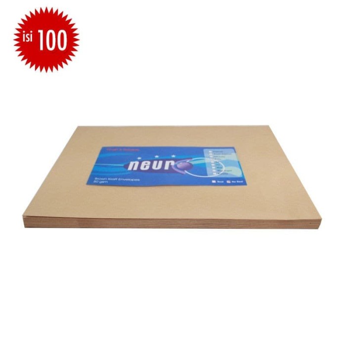 

Jualan Amplop Cokelat 1/2 Folio Lem Neuro Diskon