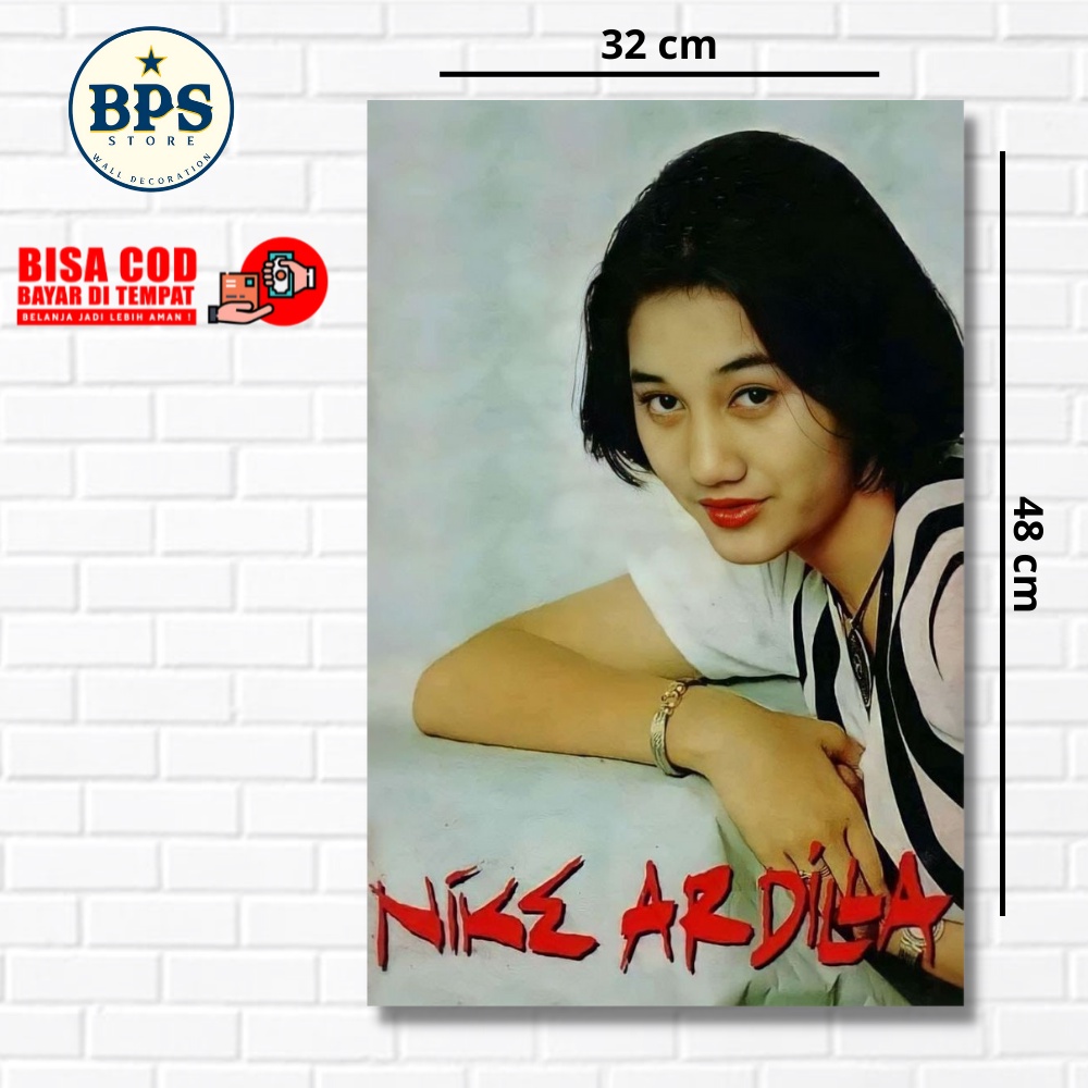 POSTER NIKE ARDILA - FOTO NIKE ARDILA - POSTER ARTIS - WALLDECOOR - HIASAN DINDING - HIASAN KAMAR