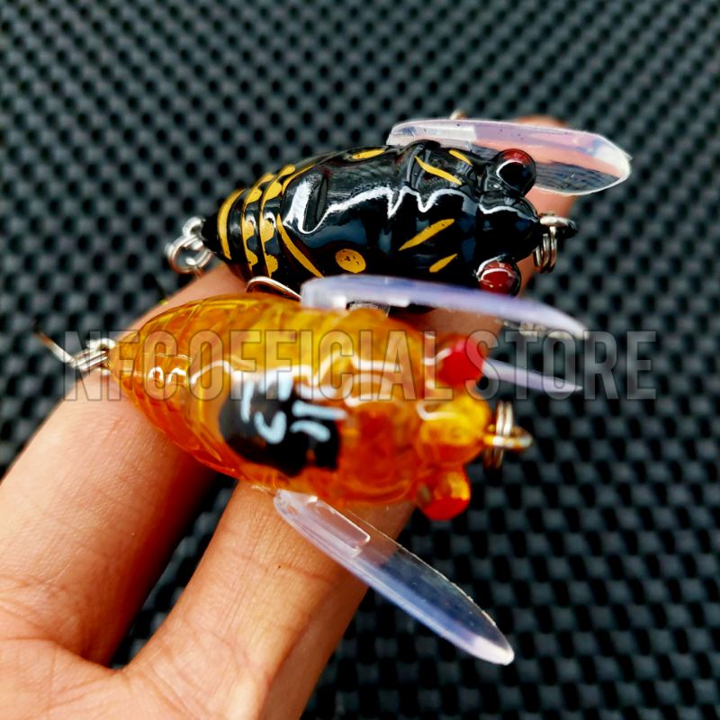 Lure Minnow Si Kumbang Floating 4 cm 6 gram Floating seperti hewan berenang