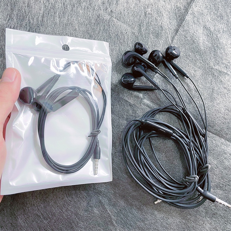 【HF038】HEADSET ORIGINAL COPOTAN  JACK 3.5MM EXTRA BASS PUTIH/HITAM