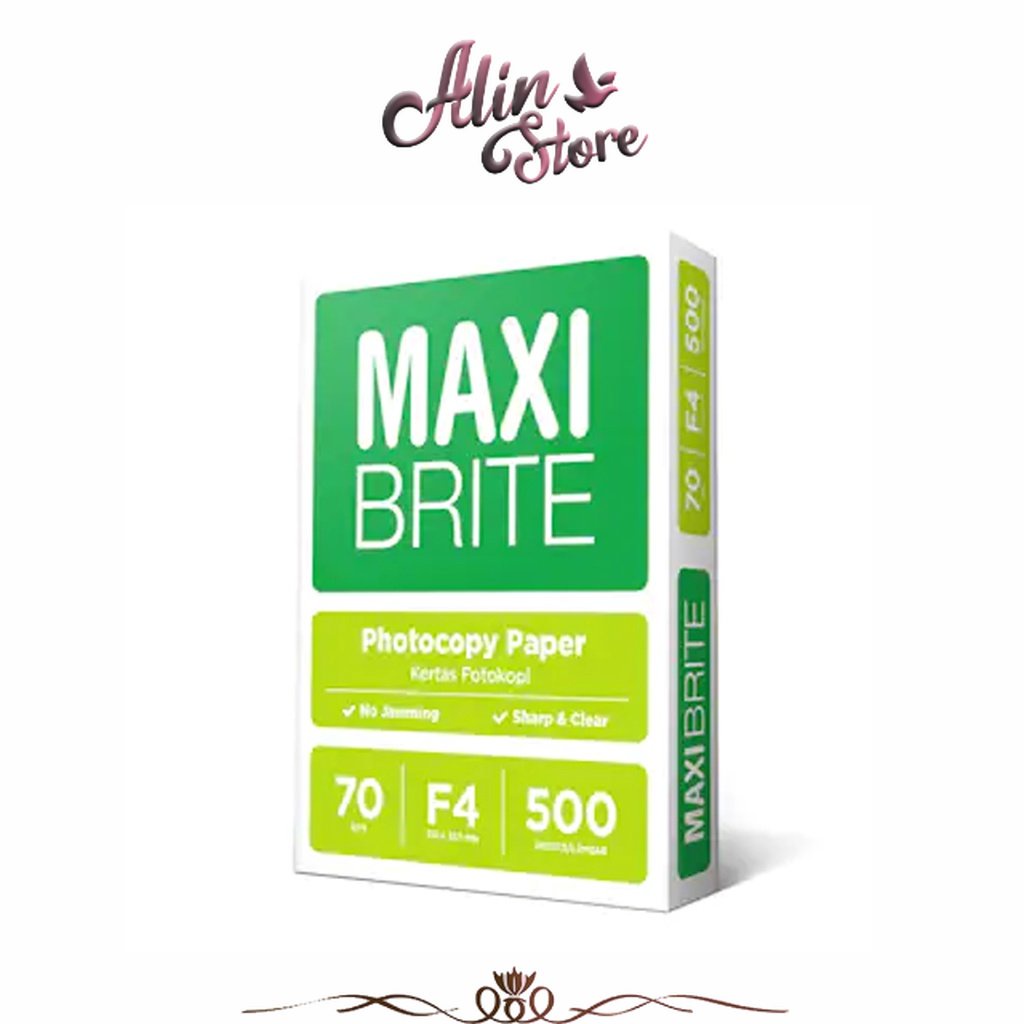 

Kertas HVS Putih Ukuran Folio / F4 70 Gsm Maxi Brite