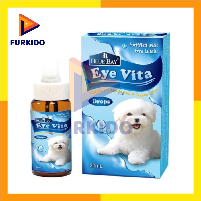 Blue Bay Eye Vita Drops 20 ml / Tear Stain Remover for Dog &amp; Cat