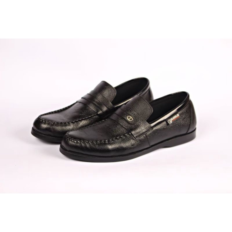Sepatu Pria Slip On Kulit Formal Hitam