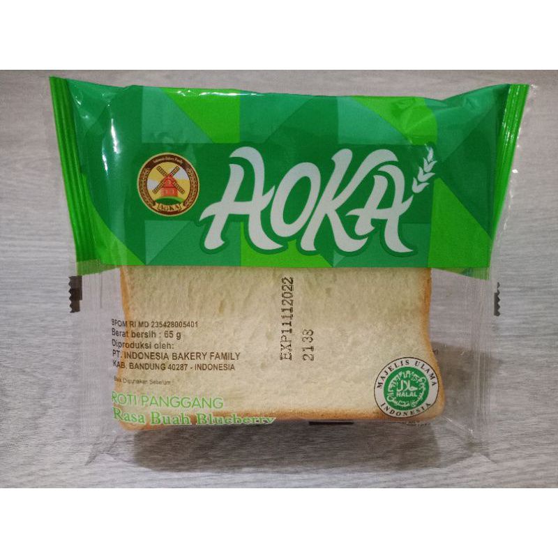 

Roti Panggang Aoka Rasa Bluebery