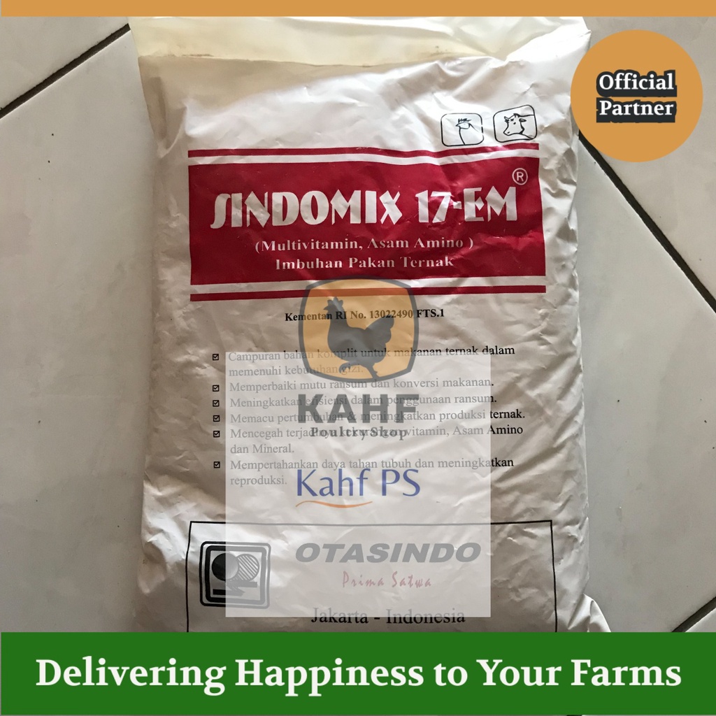 Sindomix 17 EM 2,5 kg Multivitamin Asam Amino Premix untuk Hewan Ternak Ayam