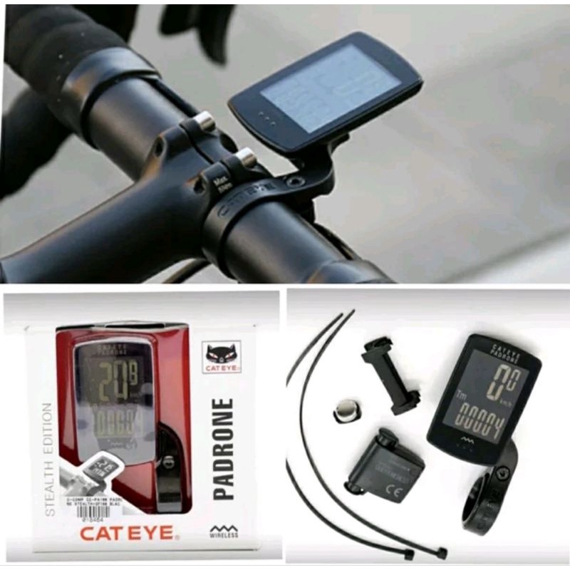 Speedometer Sepeda Cat Eye Padrone CC-PA 100W Speedo Meter Computer Bike Bicycle Roadbike Balap Road Bike MTB Seli