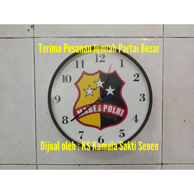 Grosir Murah Jam Dinding Kualitas Exclusive Mabes Polri-Polantas-Bareskrim-Metro Jaya-Polisi
