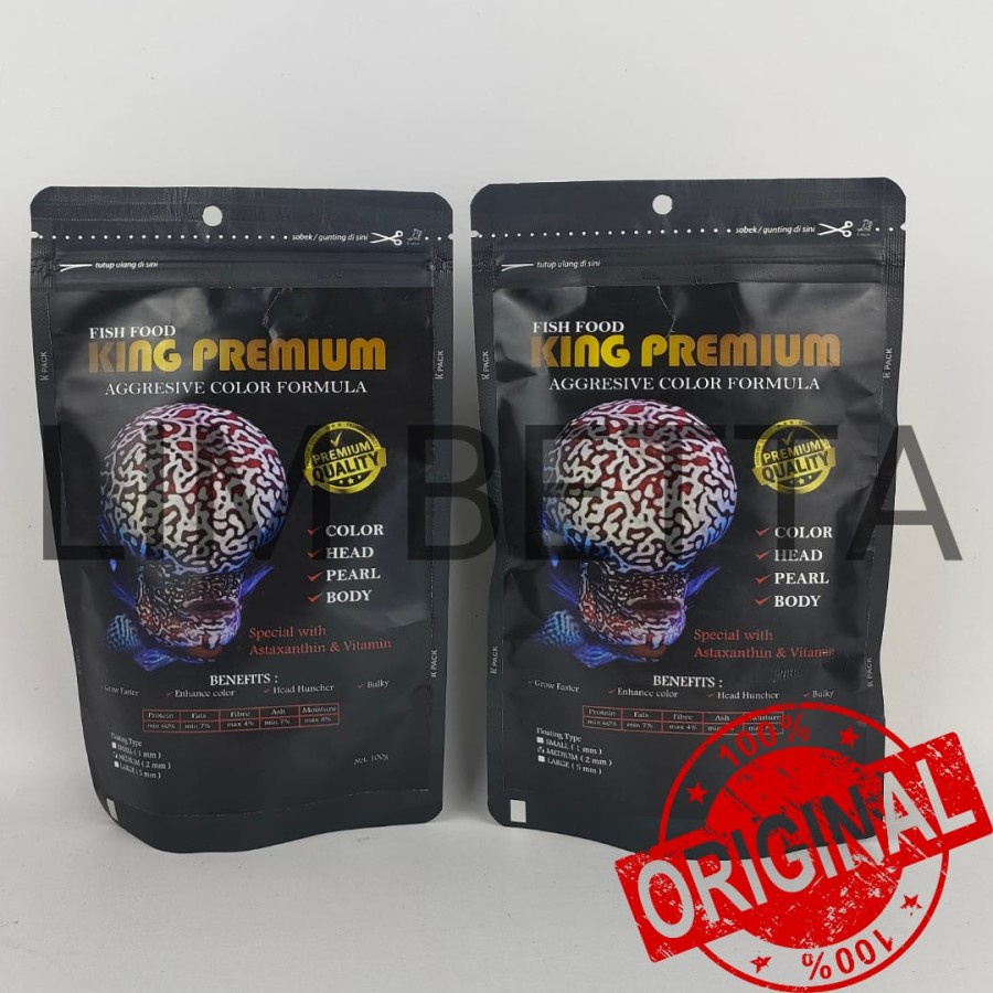 PREMIUM 88 KING PREMIUM 2 MM MEDIUM / PELET LOUHAN KING PREMIUM